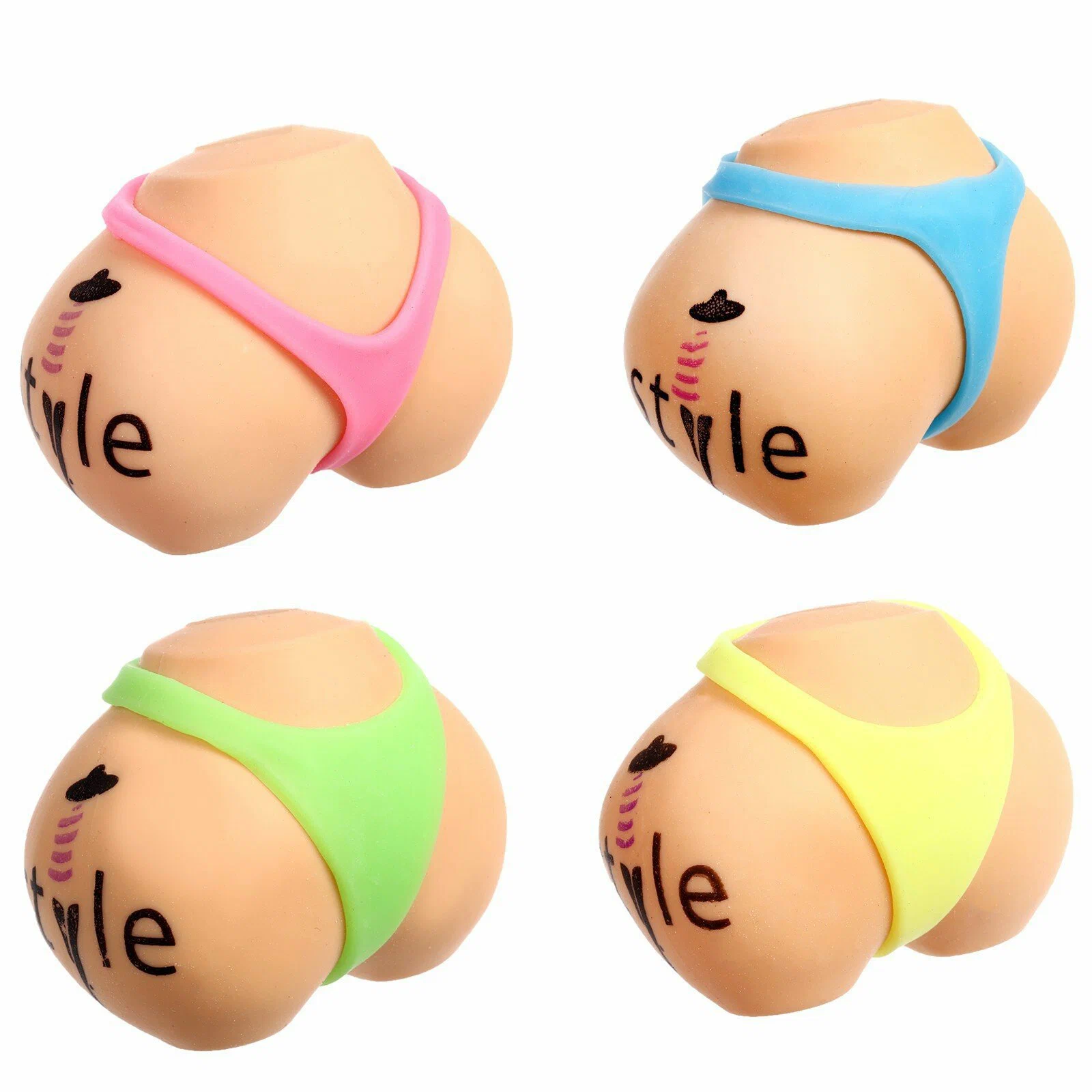 антистресс мялка «тропический релакс», с пастой, набор 3 шт., 18+, микс в Сочи