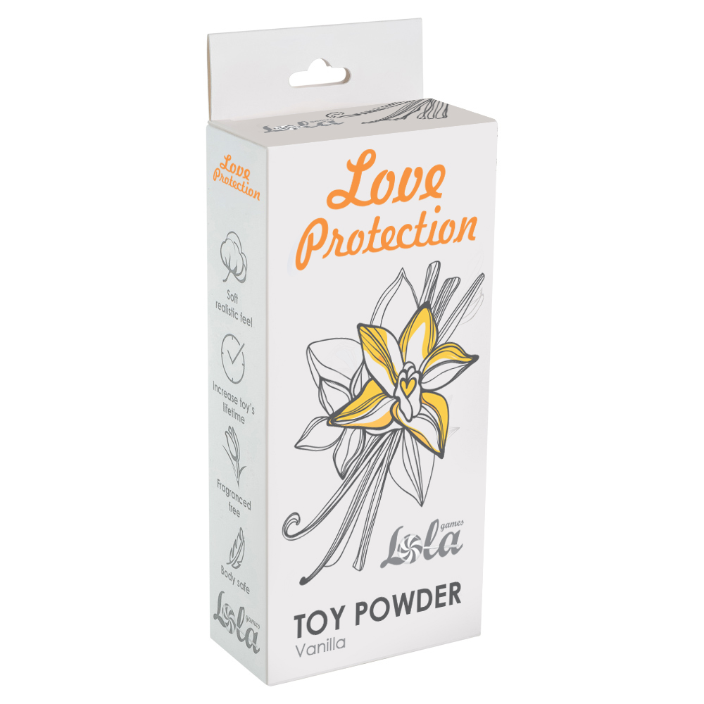 пудра для игрушек ароматизированная love protection ваниль 30гр 1824-01lola в Сочи