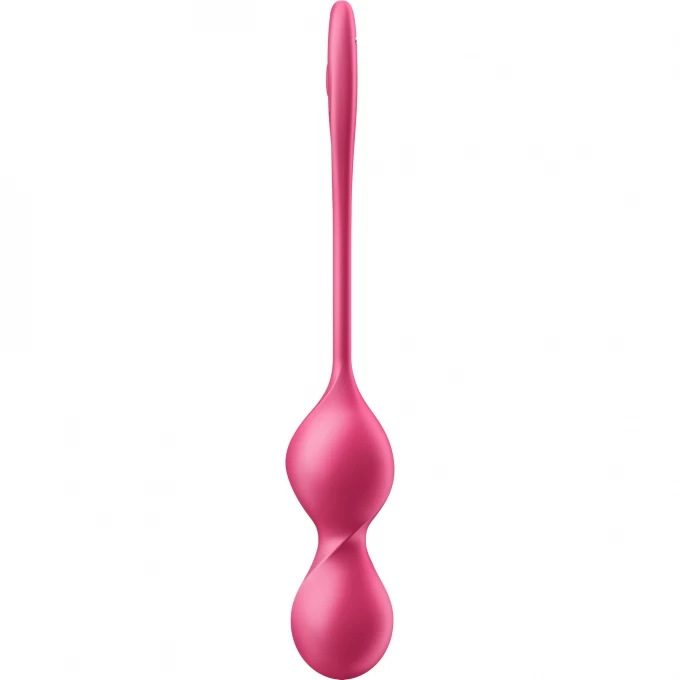 вагинальные шарики с вибрацией satisfyer love birds 2 connect app, с пультом ду, красный, 22,2 см в Сочи