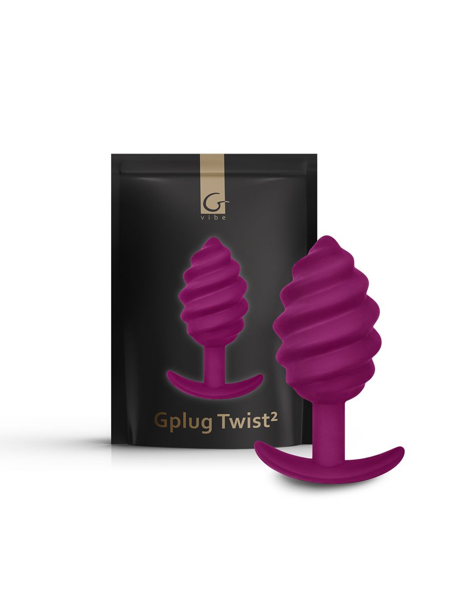 анальная пробка gvibe gplug twist 2, фиолетовая в Сочи