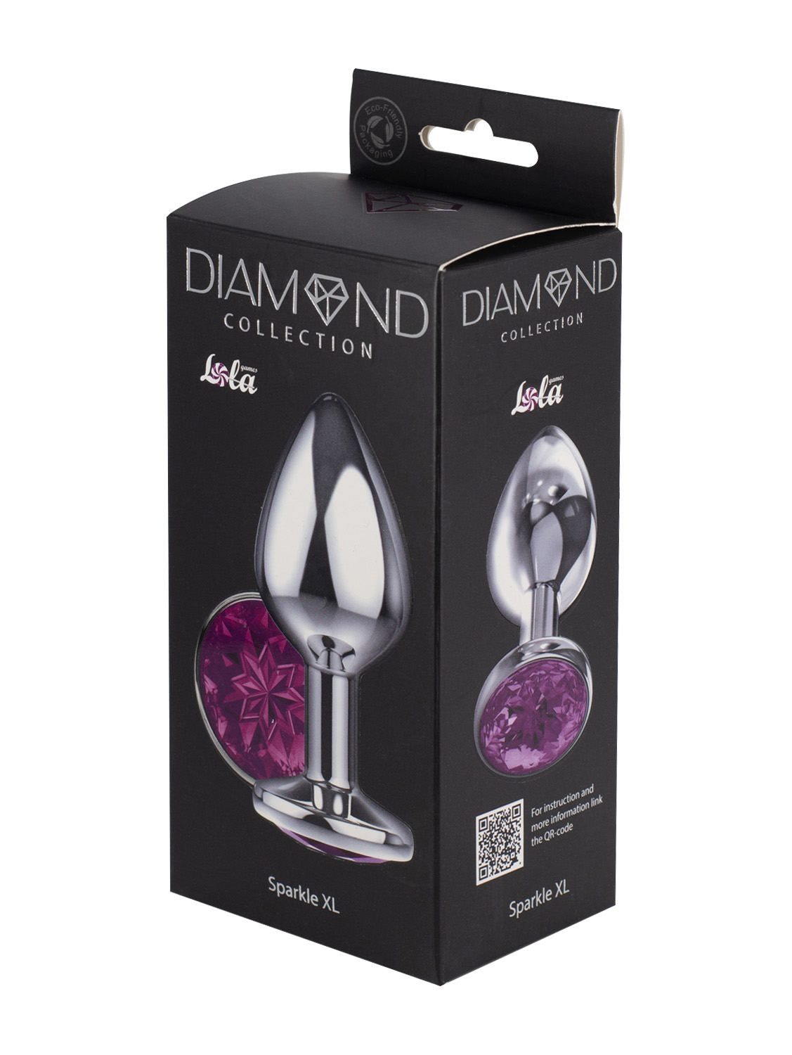 большая анальная пробка diamond purple sparkle xl 4028-01lola в Сочи