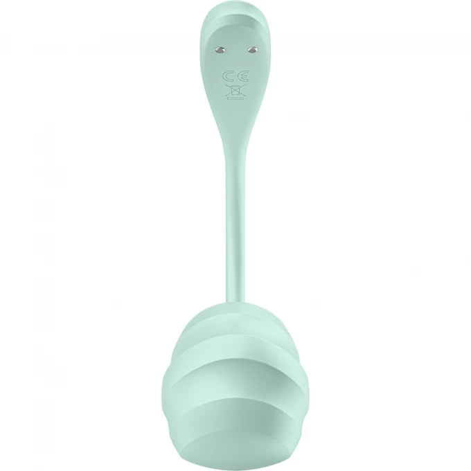 виброяйцо satisfyer smooth petal connect app, мятное, 6,5 см в Сочи