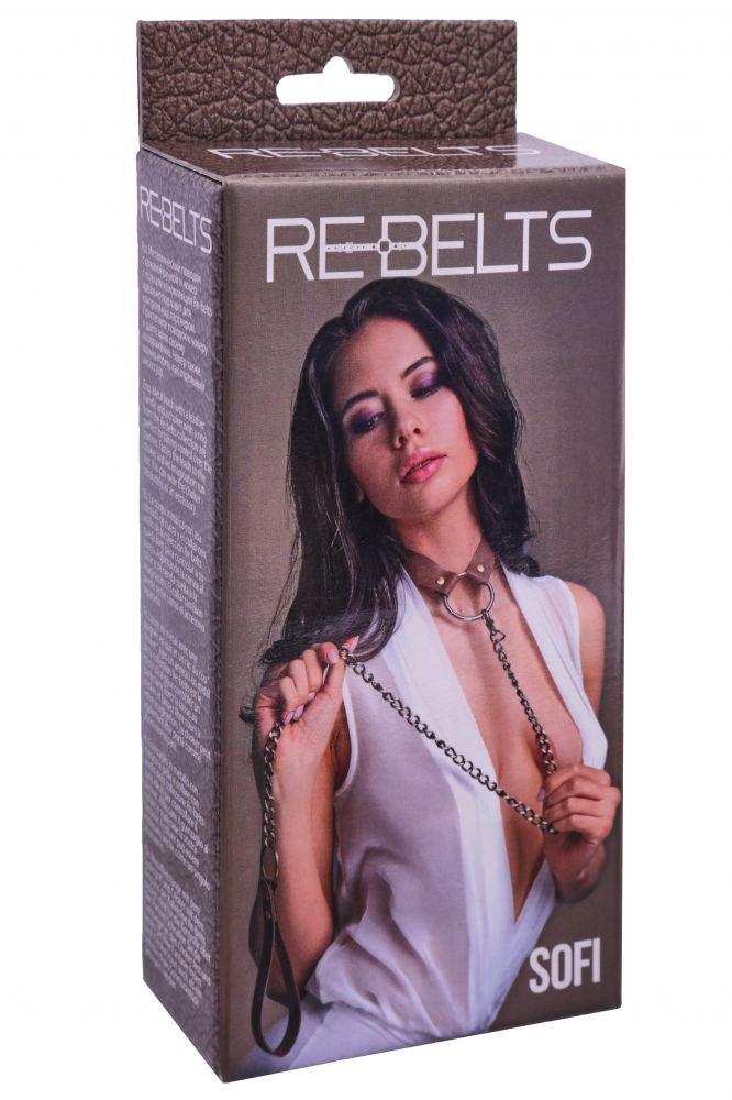 поводок и чокер с кольцом sofi brown 7747-02rebelts в Сочи