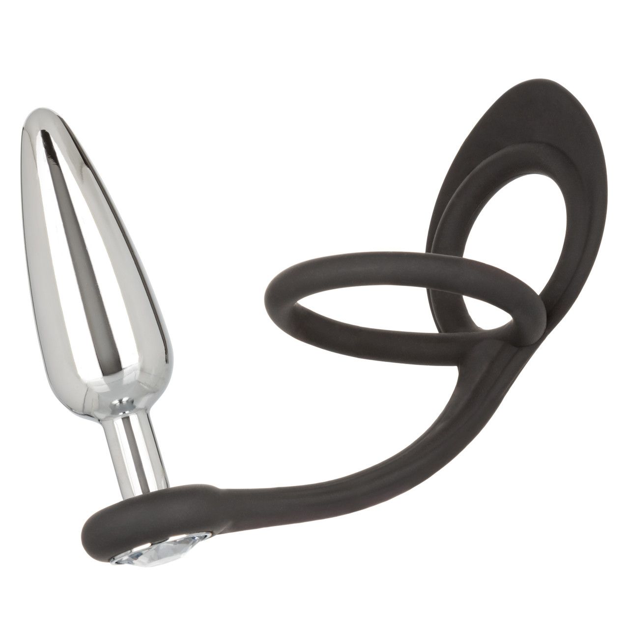 Анальная пробка с эрекционным кольцом Starfucker Slim Plug