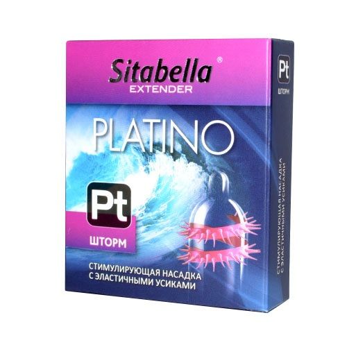 Насадка Sitabella Extender Platino Шторм, стимулирующая
