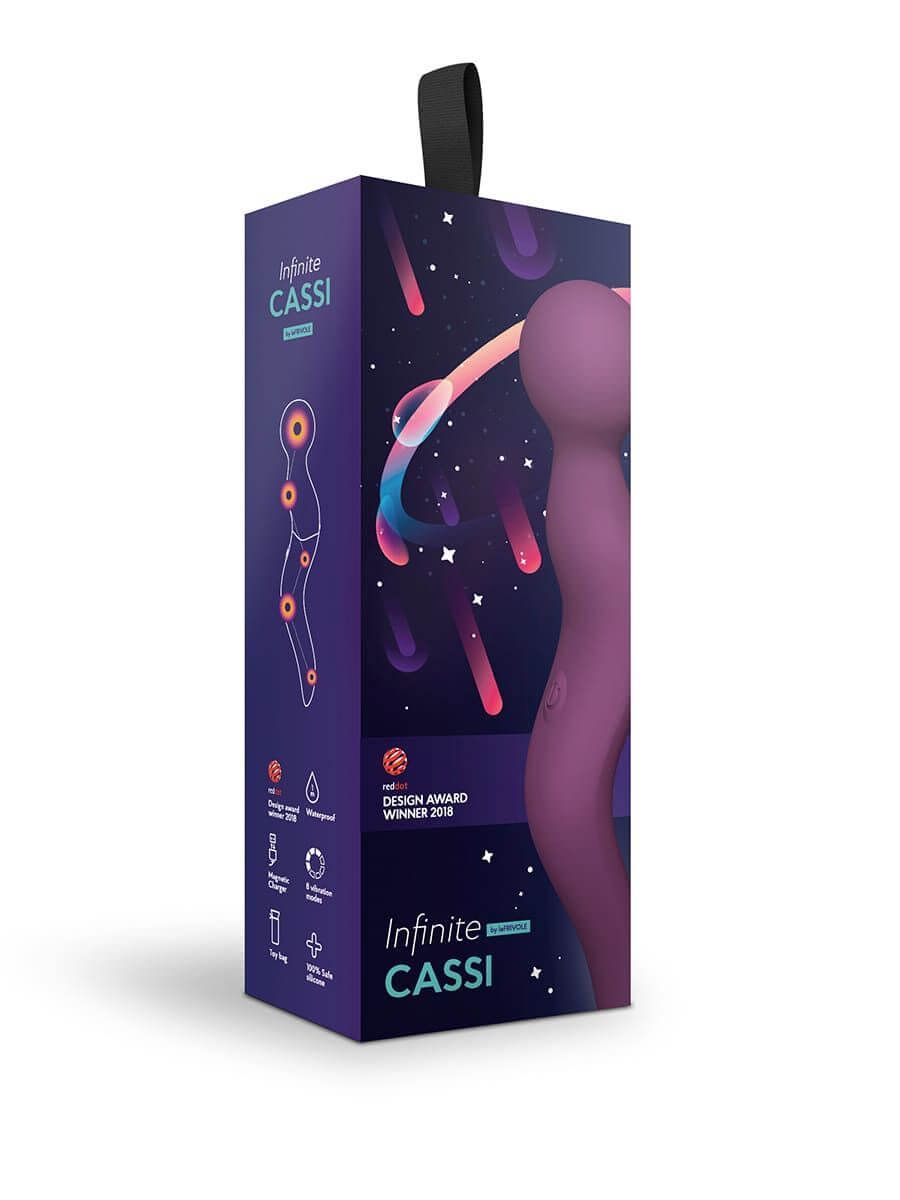 вибромассажер wand cassi, фиолетовый в Сочи