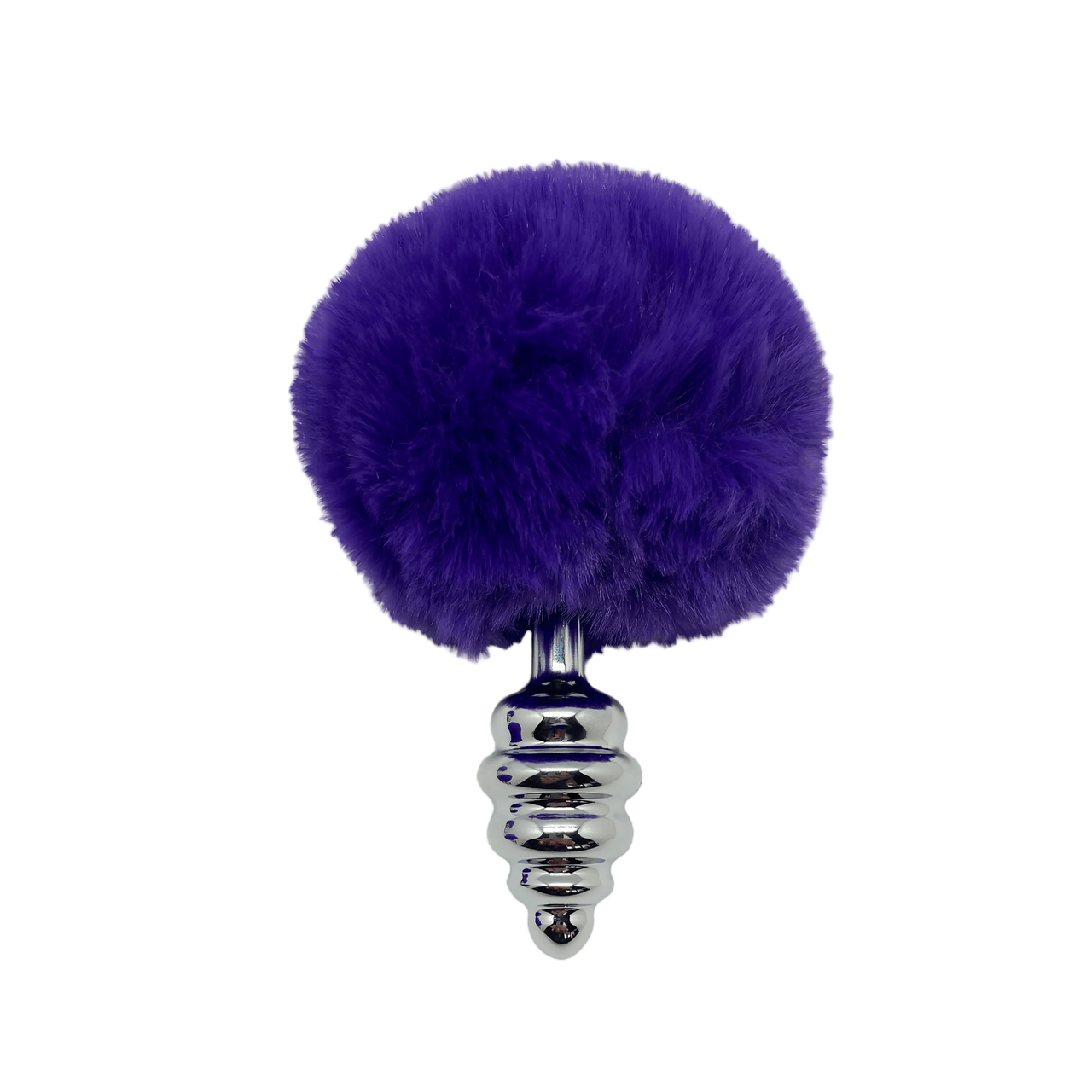 анальная пробка metal anal fluffly twist plug s dark purple 71009al в Сочи
