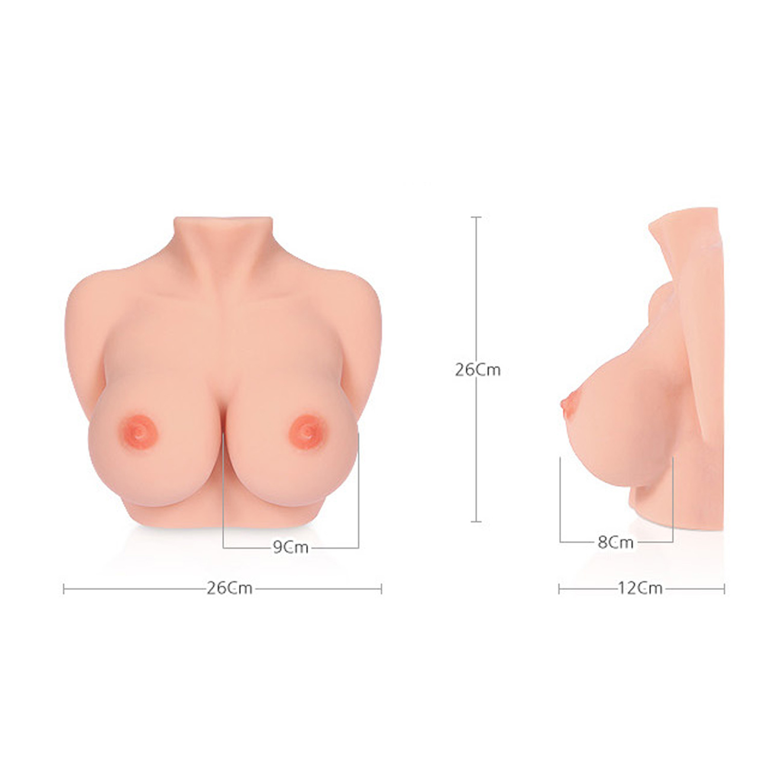 секс-кукла торс realistic titties d телесная большой размер kokos m10-00-07-2 в Сочи
