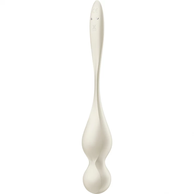 вагинальные шарики с вибрацией satisfyer love birds 1 connect app, белый, 22,2 см в Сочи