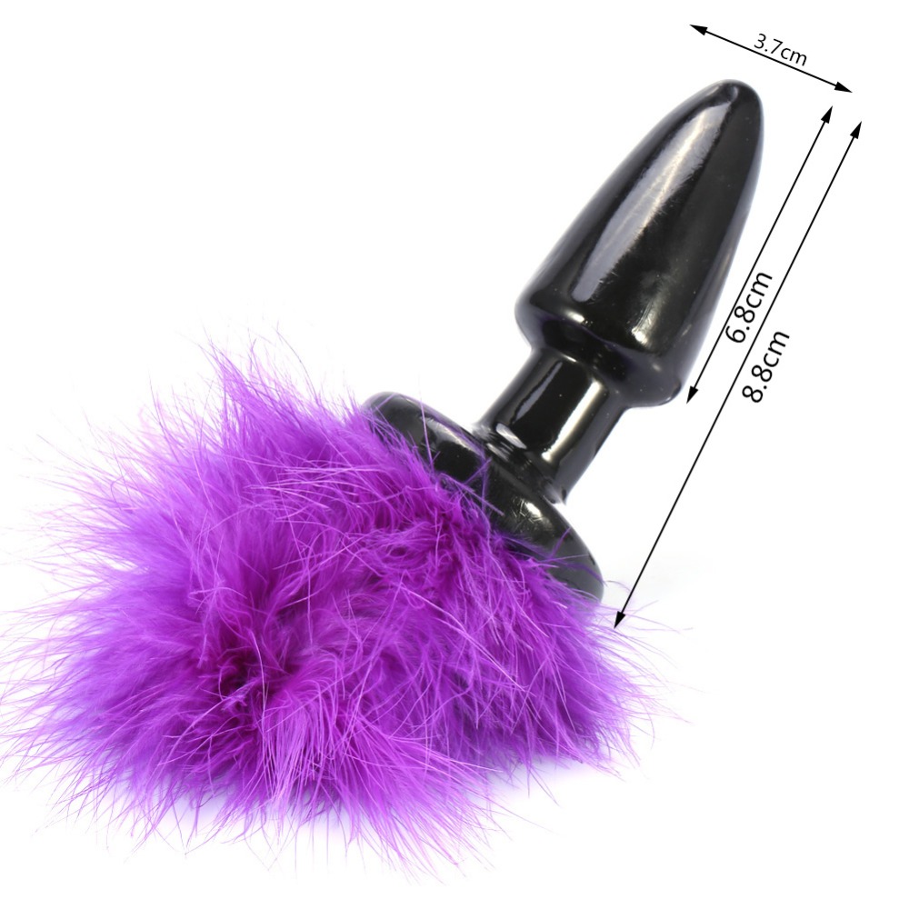 анальная пробка с хвостом fiolet bunny 47002-1-mm в Сочи