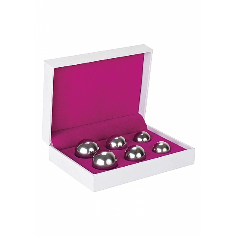 Вагинальные шарики Shots Media Ben Wa Balls Set, металлические