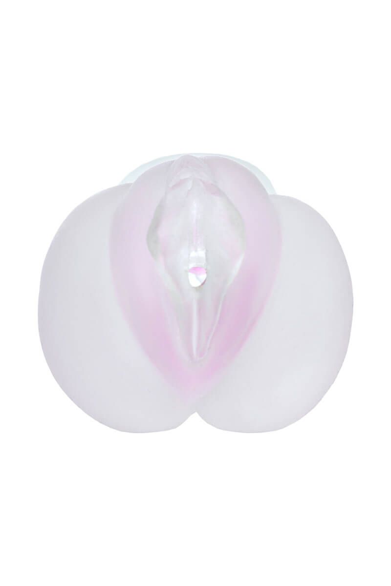 мастурбатор реалистичный toyfa juicy pussy crystal rose, 14 см в Сочи