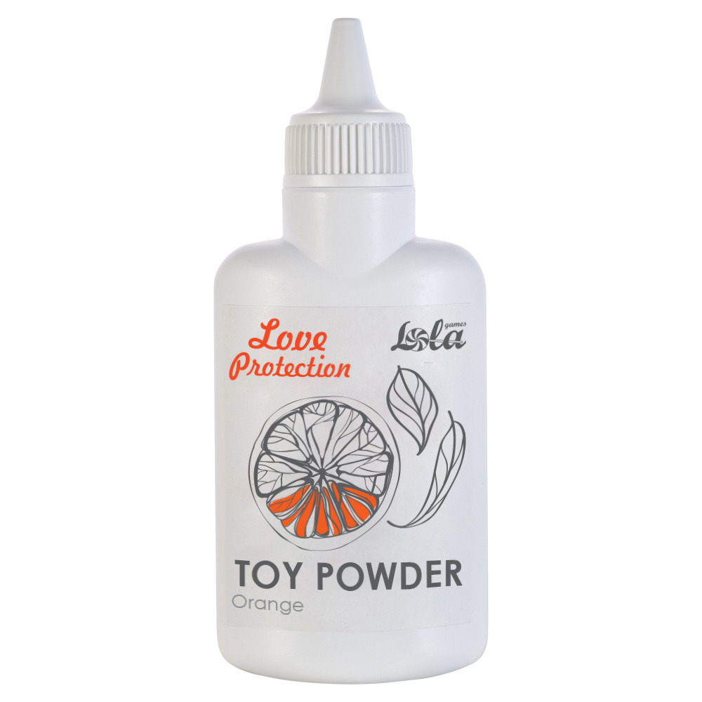 пудра для игрушек ароматизированная love protection orange 30g 1829-01lola в Сочи