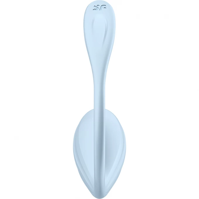 виброяйцо satisfyer smooth petal connect app, голубое, 6,5 см в Сочи