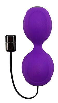 Шарики с вибрацией Kegel Vibe фиолетовые