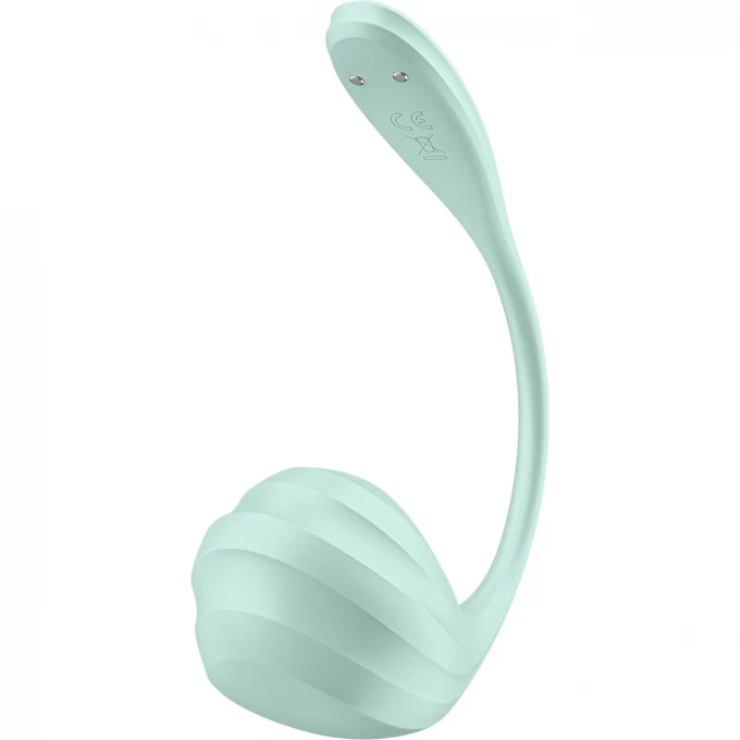 виброяйцо satisfyer smooth petal connect app, мятное, 6,5 см в Сочи