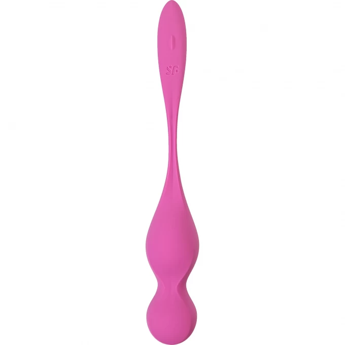 вагинальные шарики с вибрацией satisfyer love birds 1 connect app, розовый, 22,2 см в Сочи