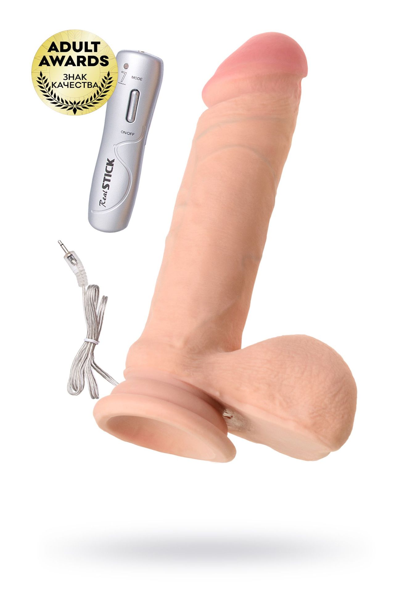 ротатор toyfa realstick elite brandon, softskin, телесный в Сочи