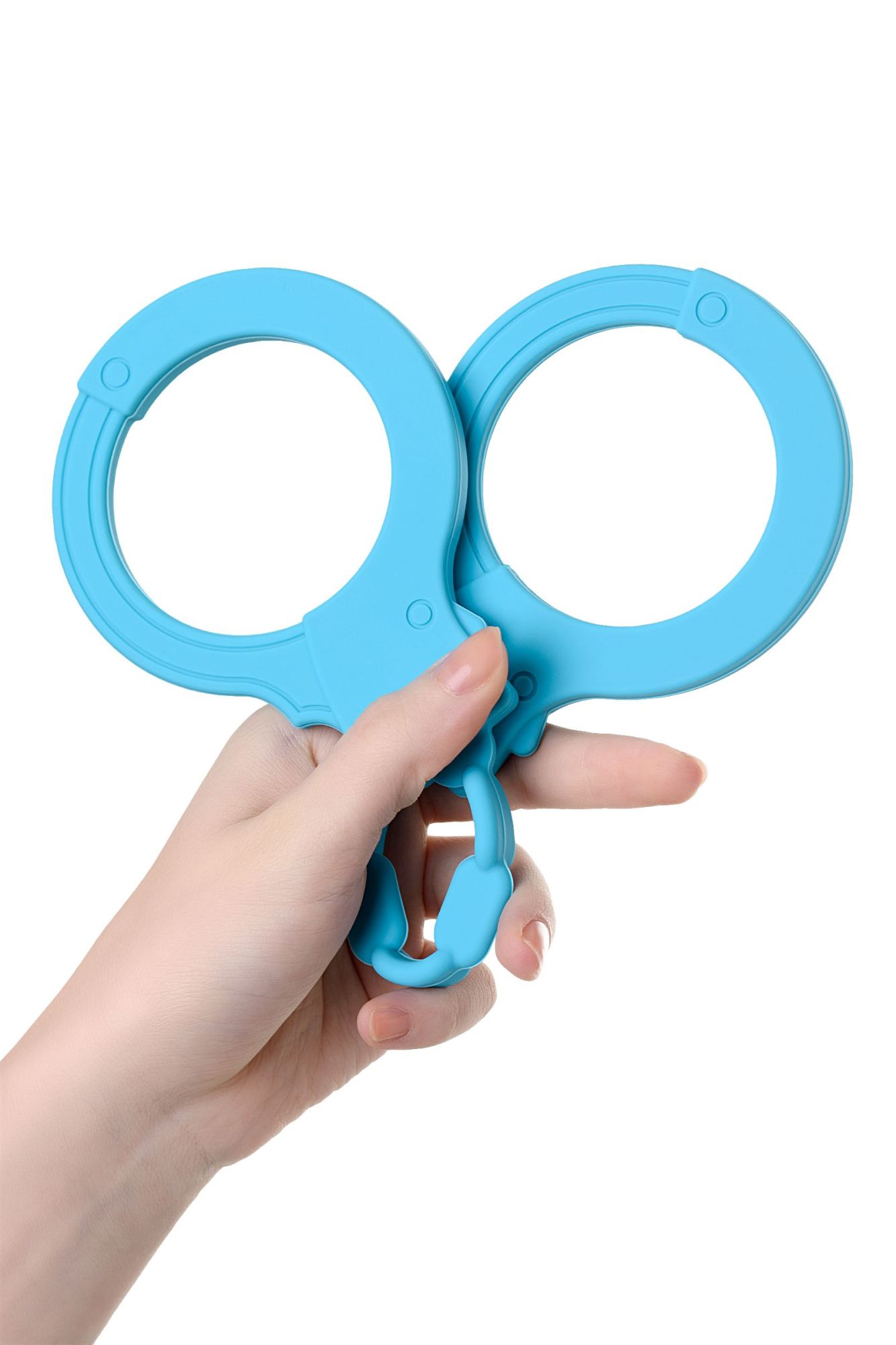 силиконовые наручники a-toys by toyfa celet, силикон, голубые, 33 см в Сочи
