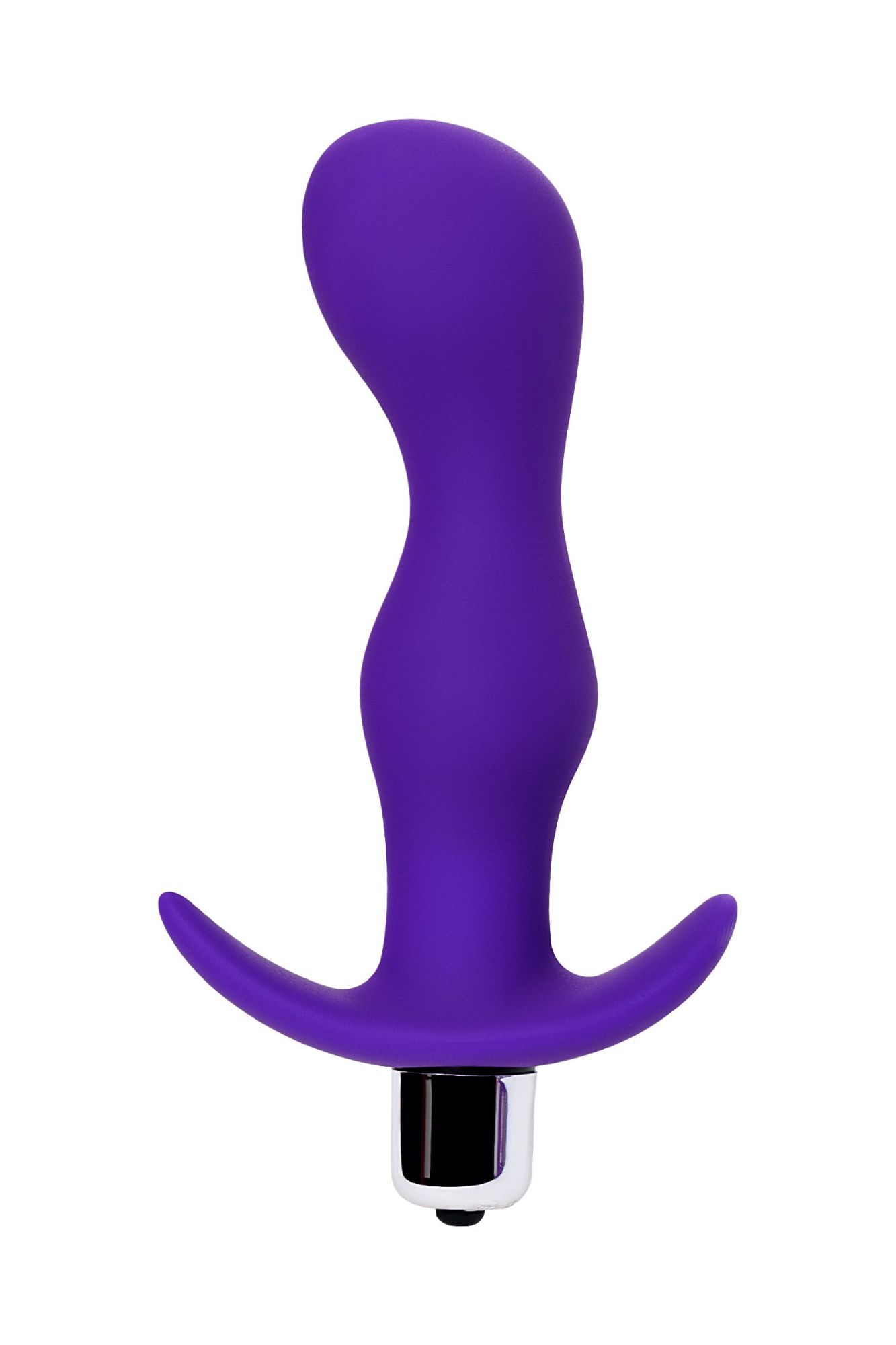 анальная пробка с вибрацией a-toys by toyfa kamet, размер l, силикон, фиолетовая, 14 см в Сочи