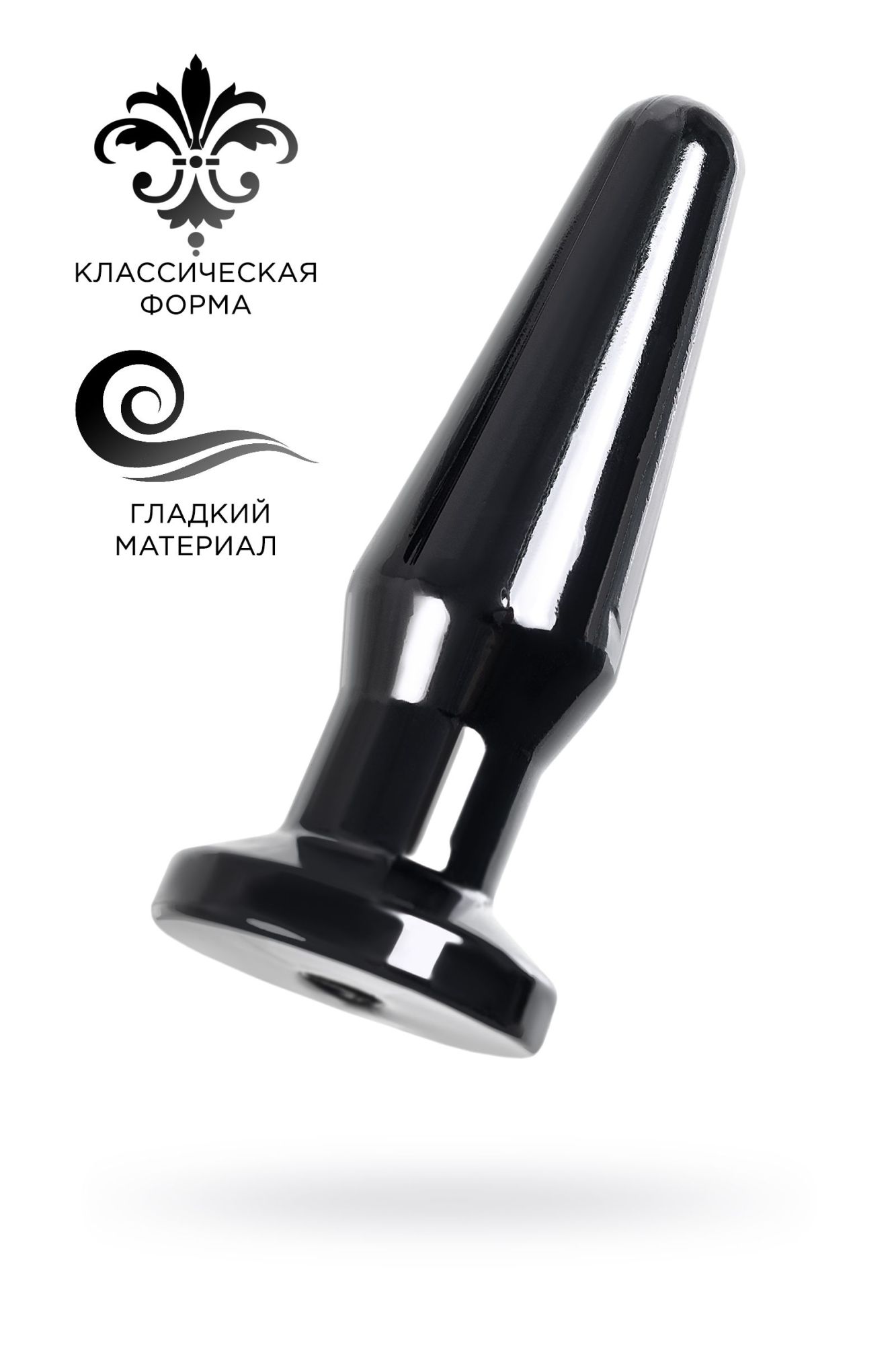анальная втулка toyfa popo pleasure gemini β, tpe, черная, 12,4 см в Сочи