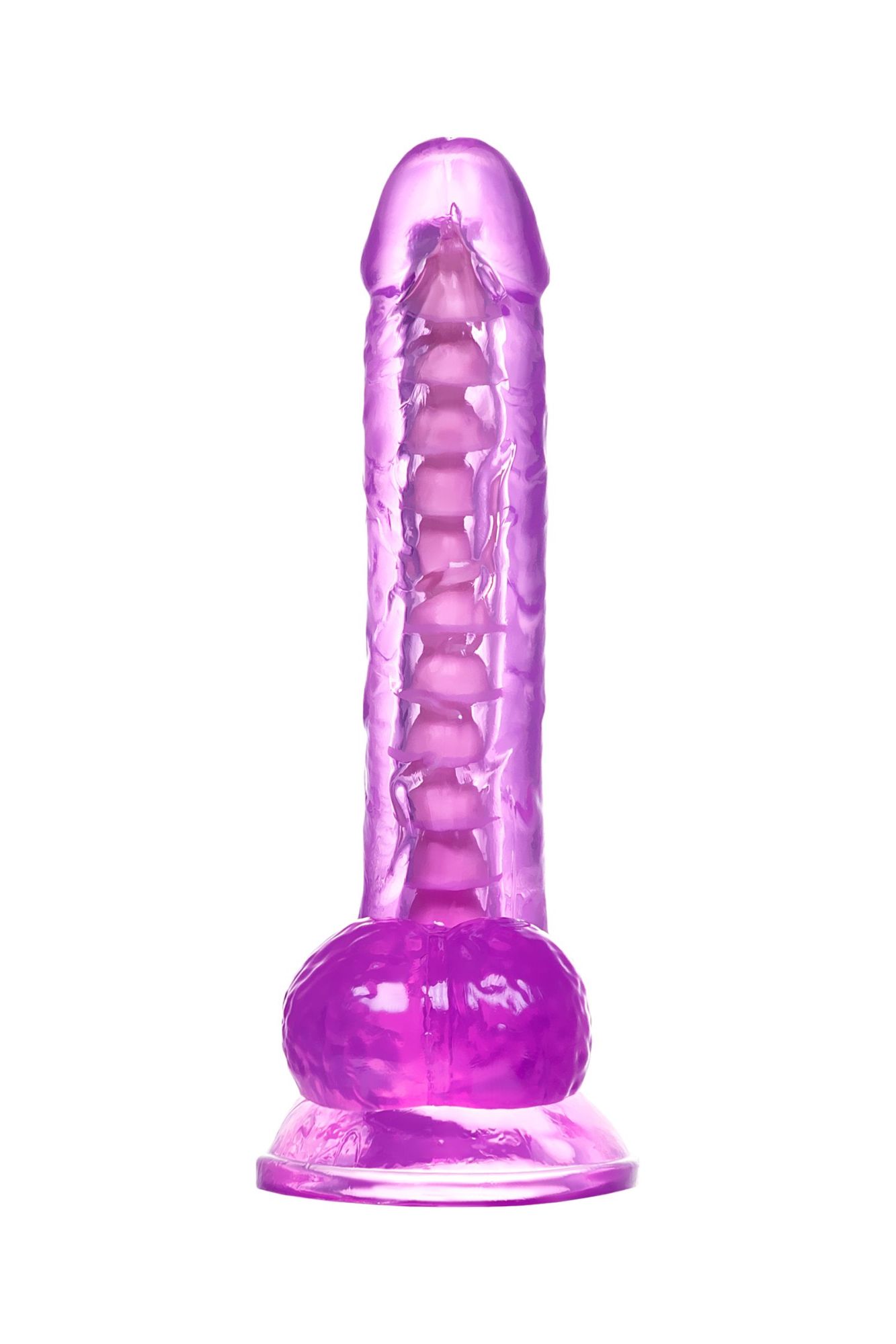 реалистичный фаллоимитатор a-toys by toyfa celiam, tpe, фиолетовый, 20,5 см в Сочи
