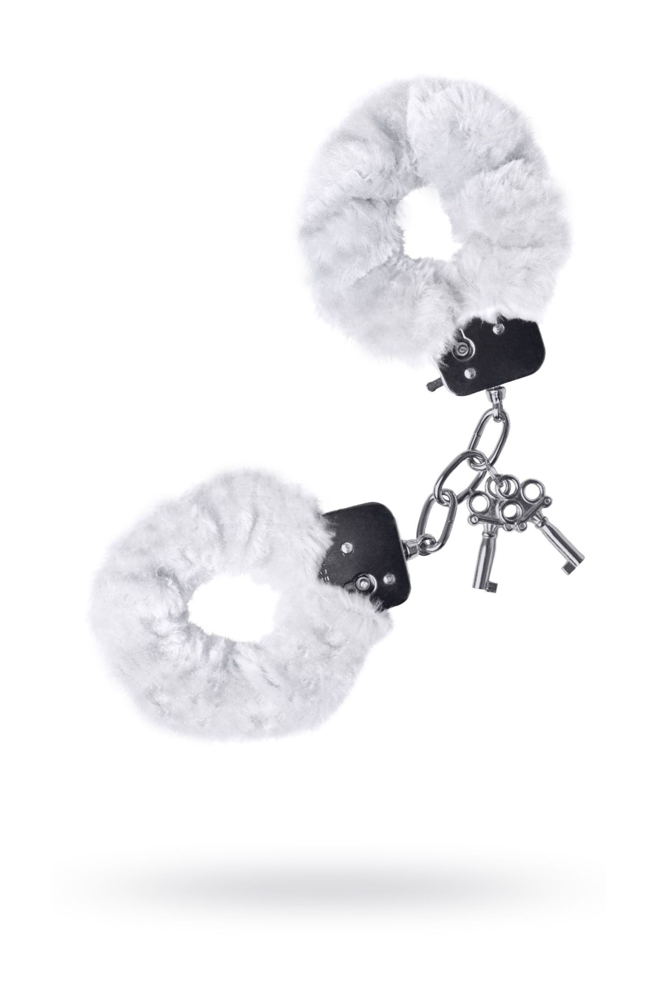 наручники toyfa theatre, меховые, белые, 28 см в Сочи