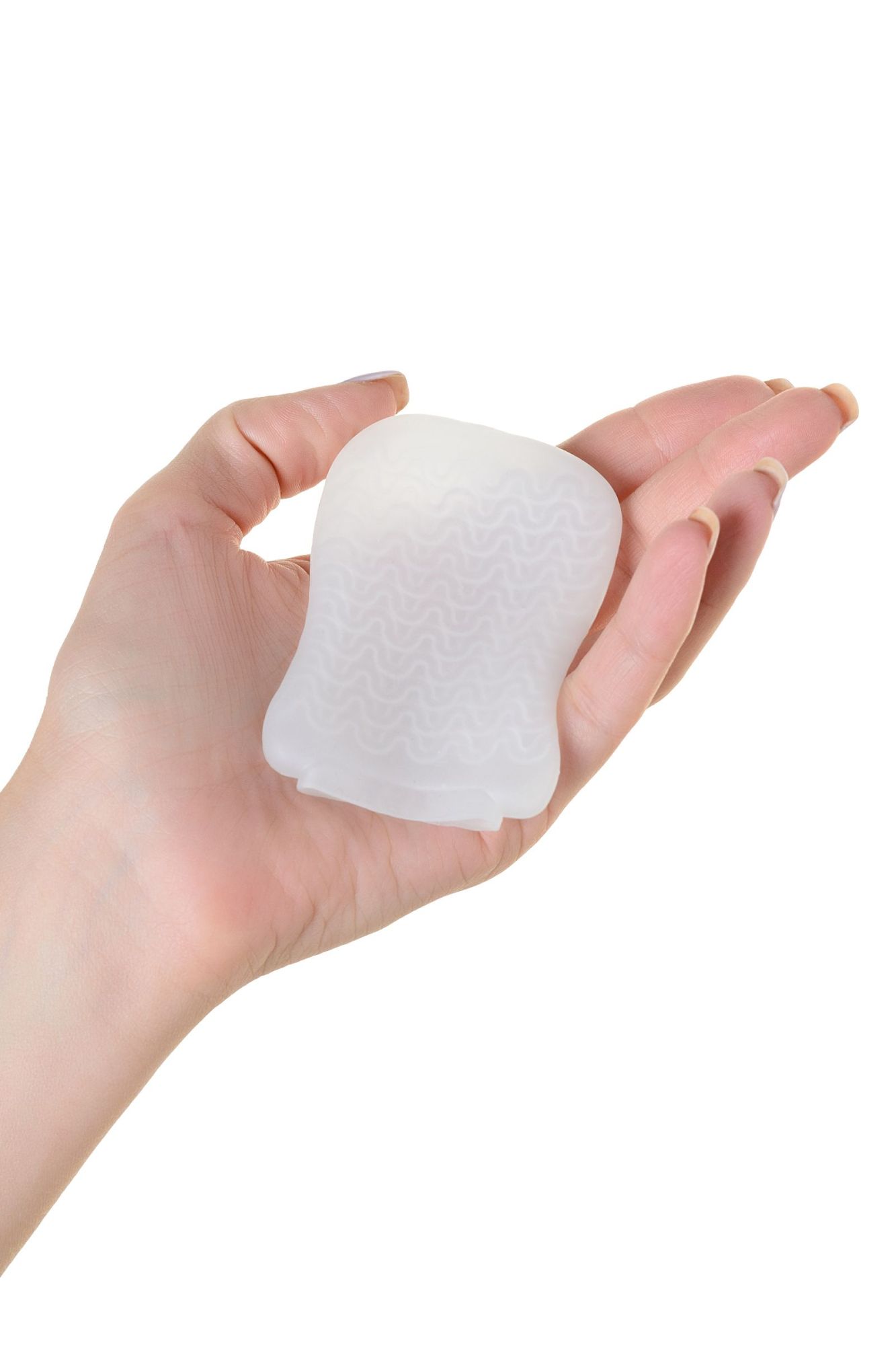 мастурбатор toyfa a-toys pocket wavy, tpr, белый, 7,8 см в Сочи