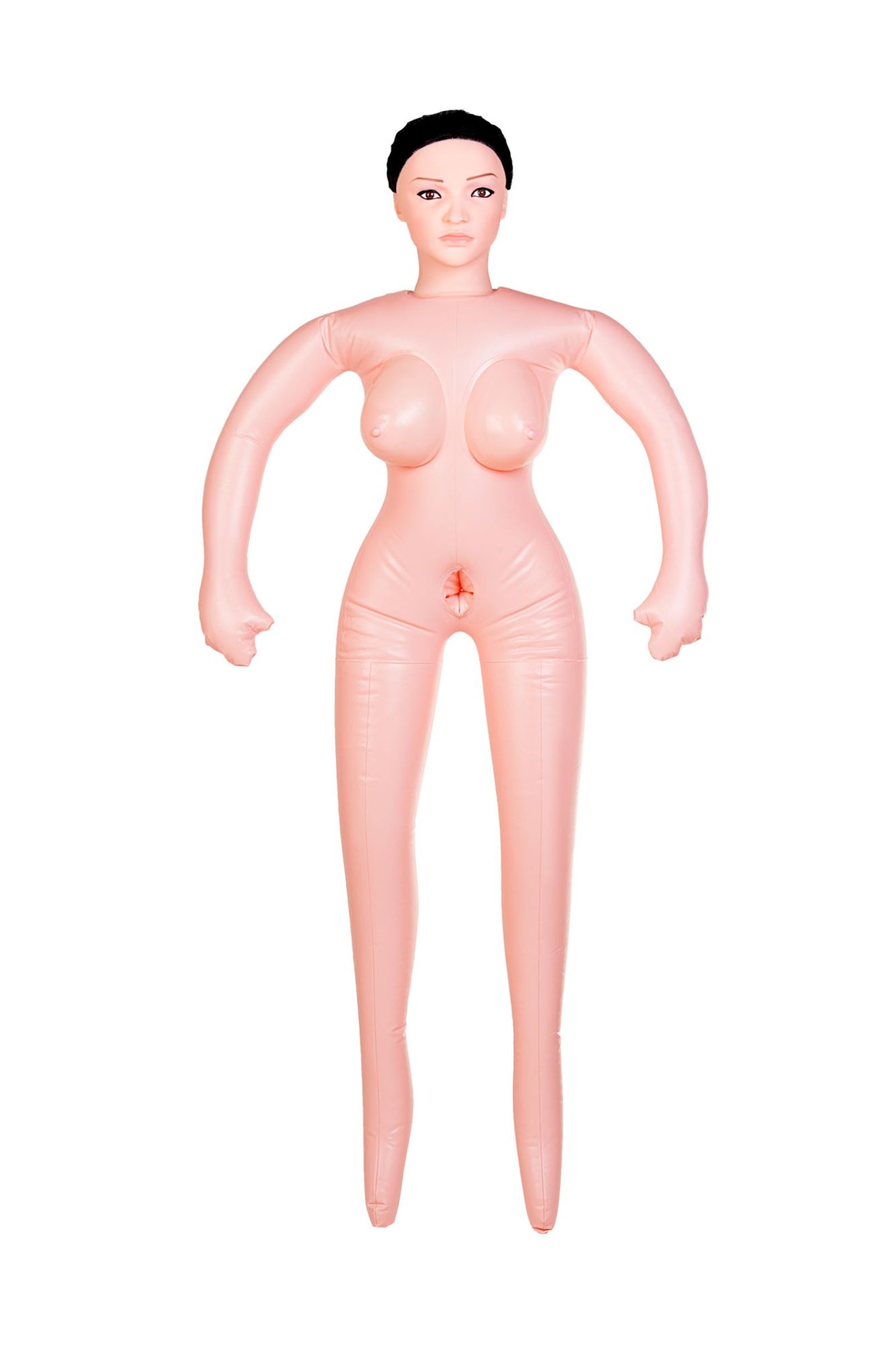 кукла надувная dolls-x by toyfa nurse emilia, реалистичная голова,брюнетка, с двумя отверстиями в Сочи