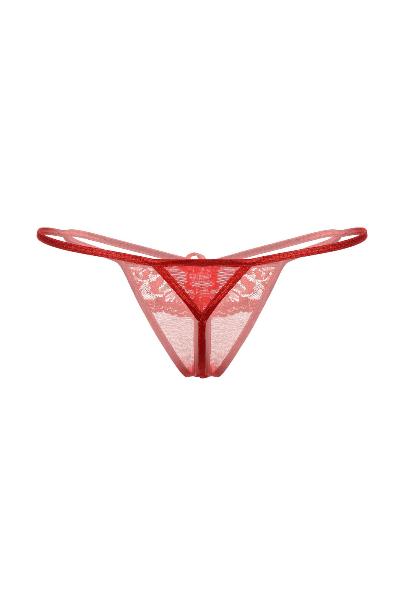 Эротическое стринги открытые кружевные softline collection, красный, s/l в Сочи