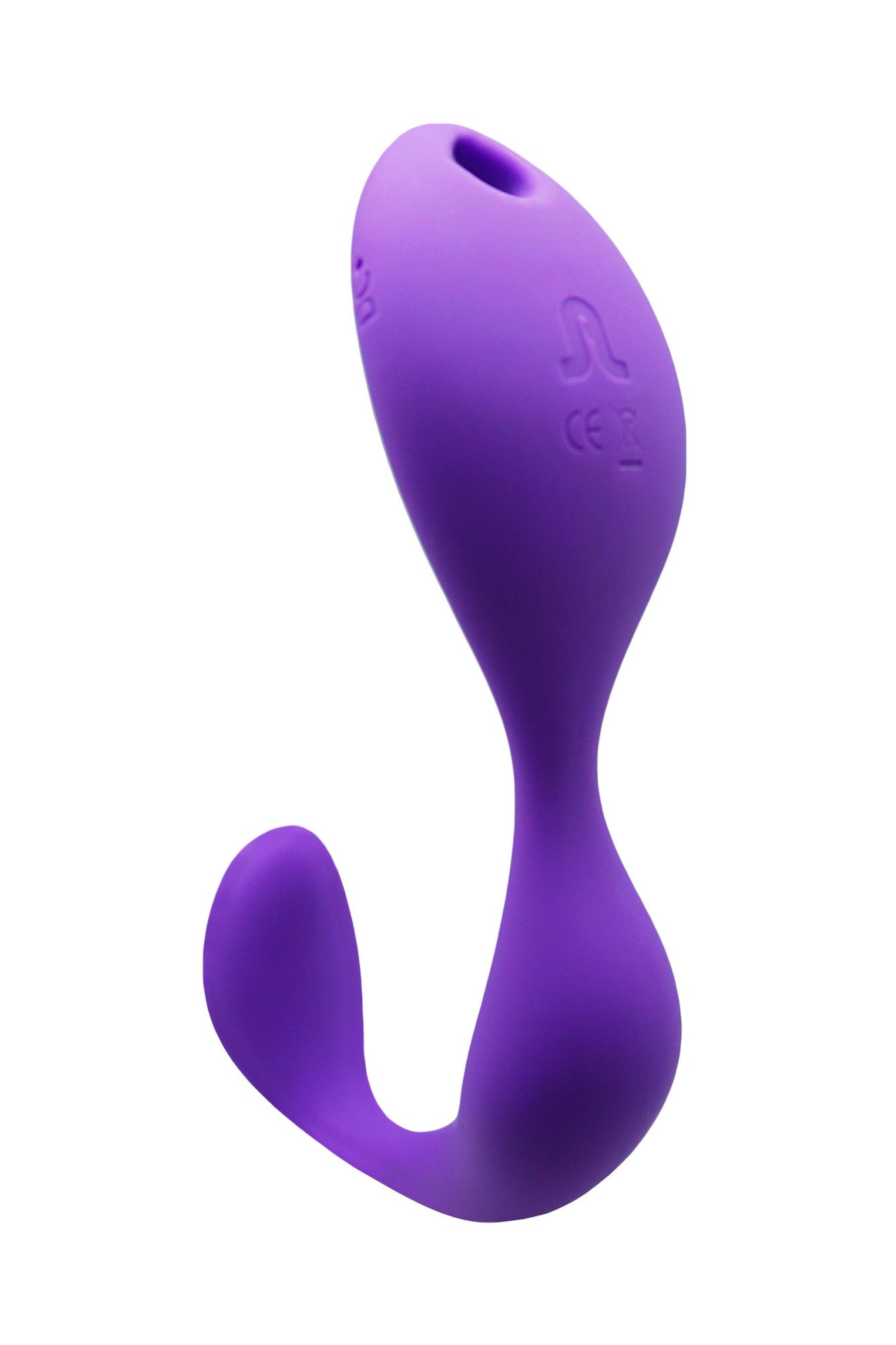 вибромассажер adrien lastic mr. hook, силикон, фиолетовый, 12 см в Сочи