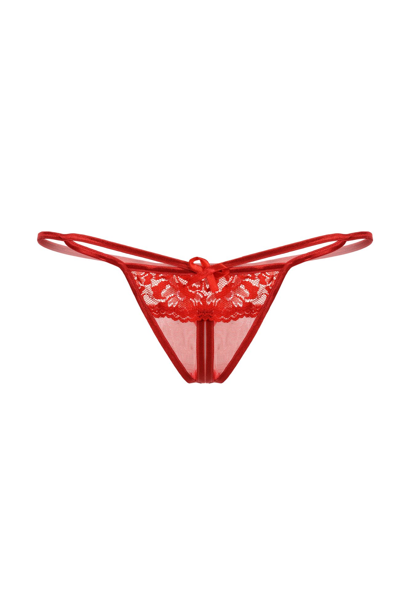 Эротическое стринги открытые кружевные softline collection, красный, s/l в Сочи