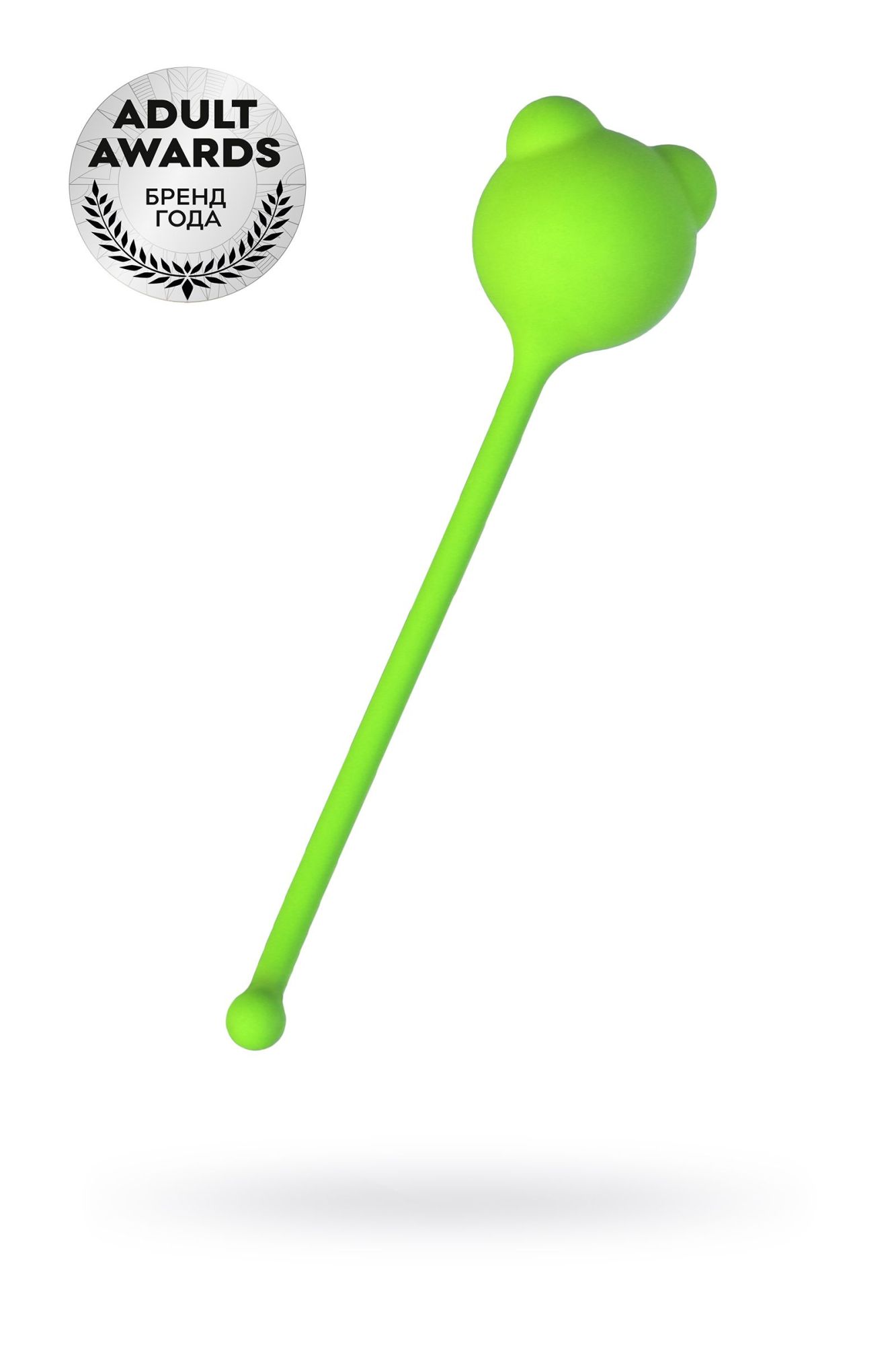 вагинальный шарик a-toys by toyfa tigo, силикон, зеленый, 12,4 см ø 2,7 см в Сочи
