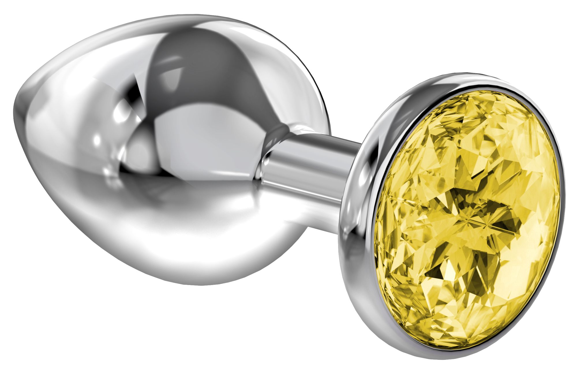 анальная пробка diamond yellow sparkle small 4009-02lola в Сочи