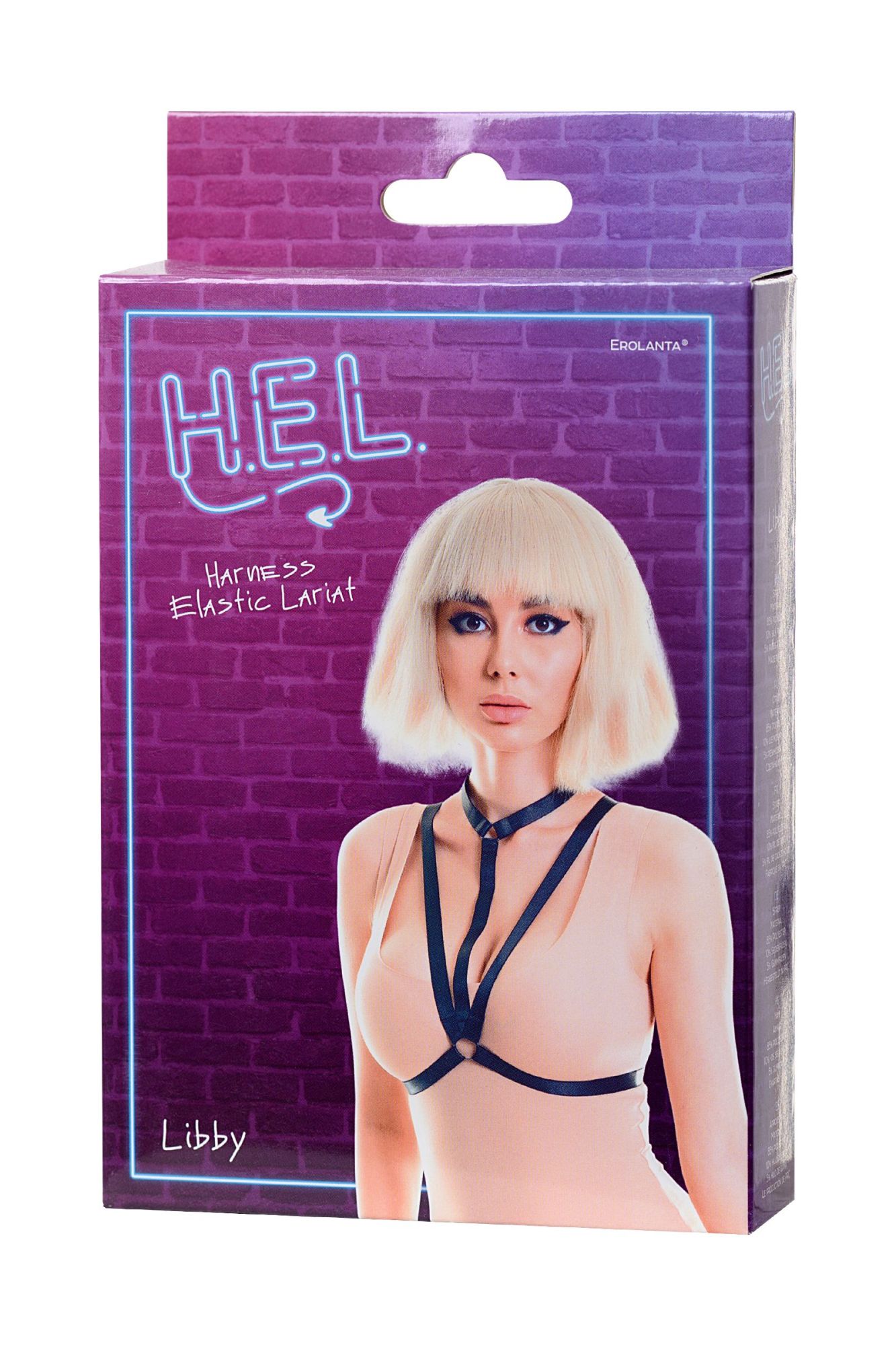 Эротическое стреп h.e.l. libby, текстиль, черный, os в Сочи