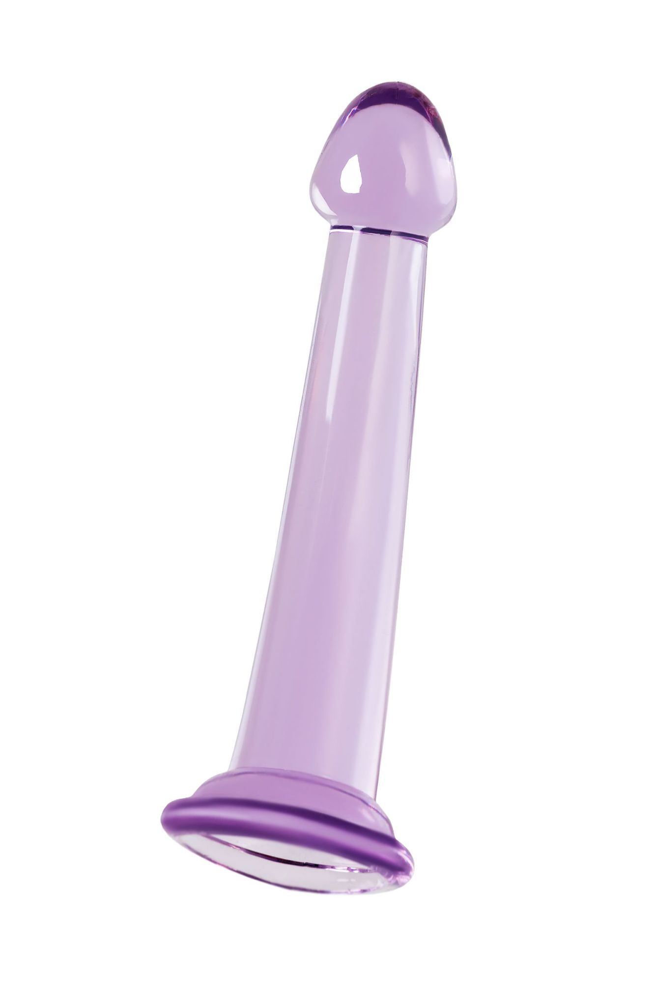 нереалистичный фаллоимитатор jelly dildo s toyfa basic, tpe, фиолетовый, 15,5 см в Сочи