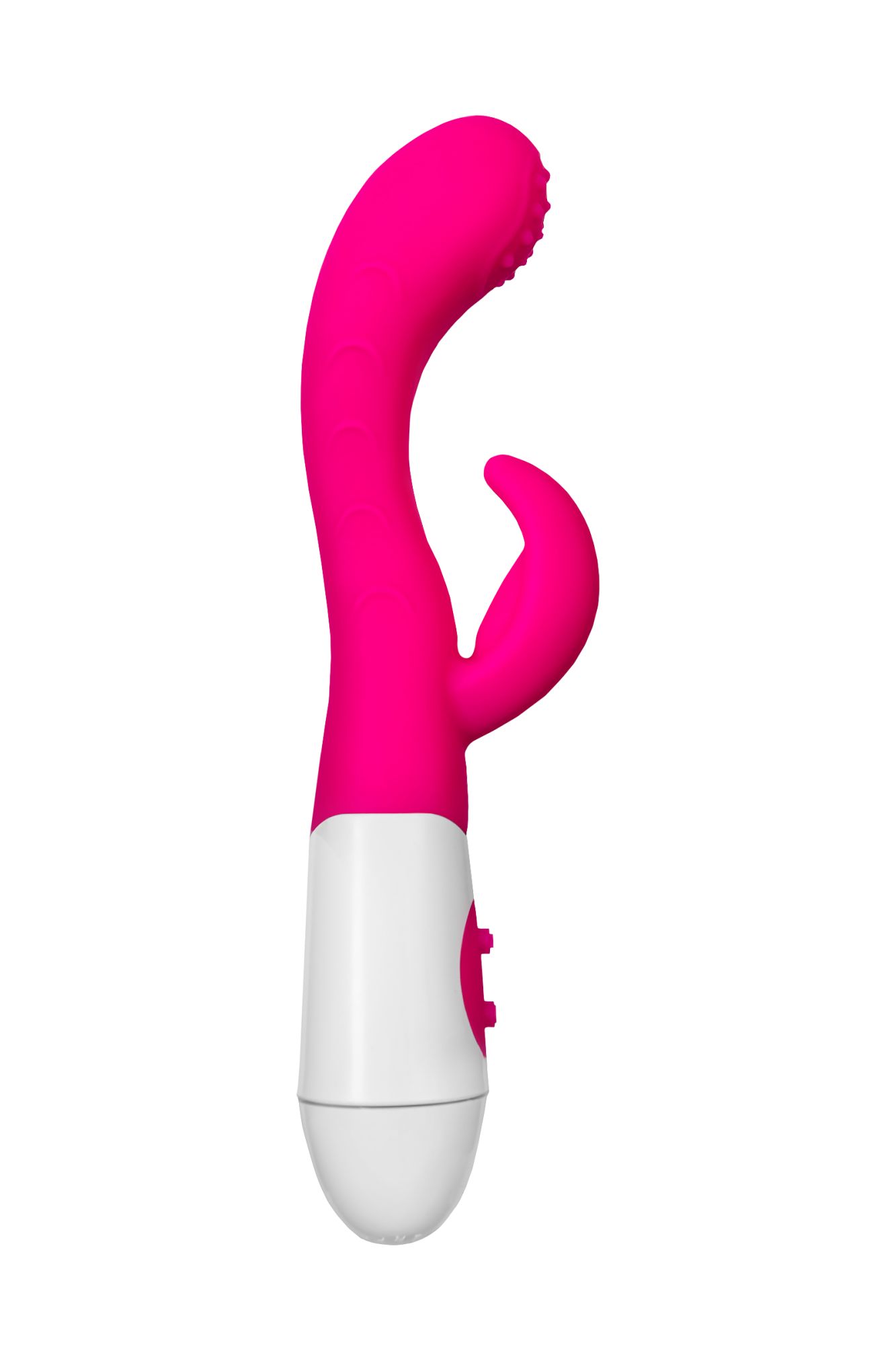 вибратор с клиторальным стимулятором toyfa a-toys nessy, силикон, розовый, 20 см в Сочи