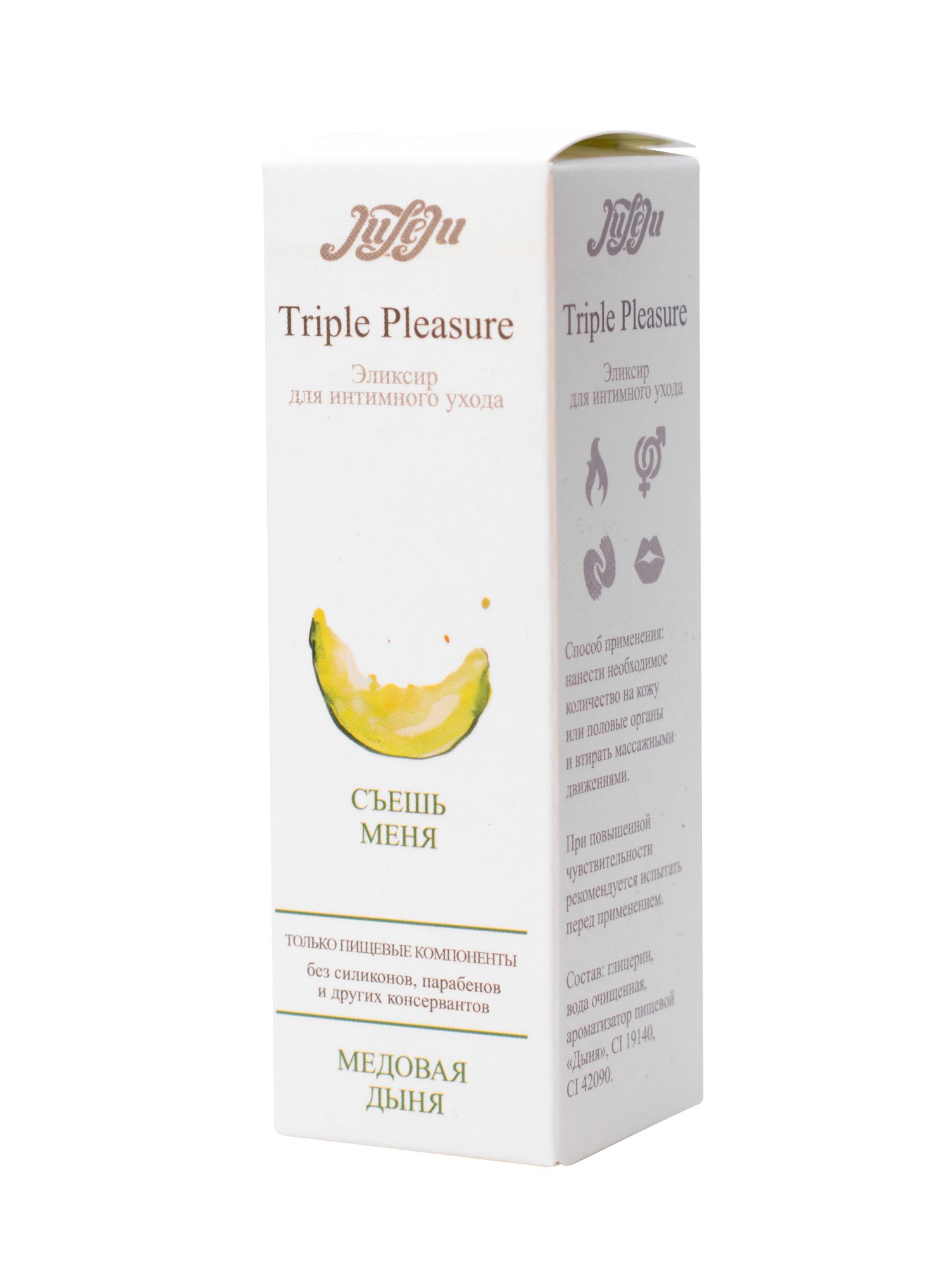 эликсир для интимного ухода "triple pleasure" медовая дыня 65  гр 10227juleju в Сочи