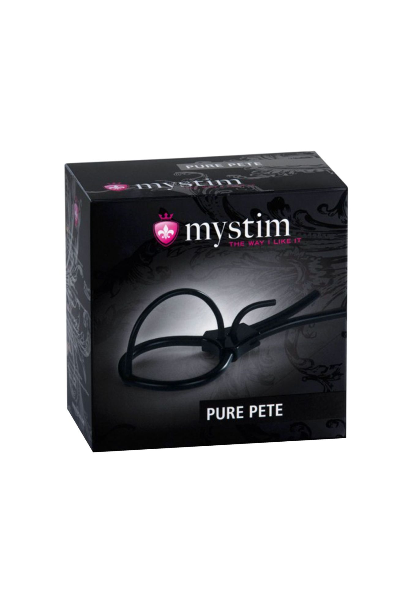 электросбруя mystim pure pete, силикон, черный, 14 см в Сочи