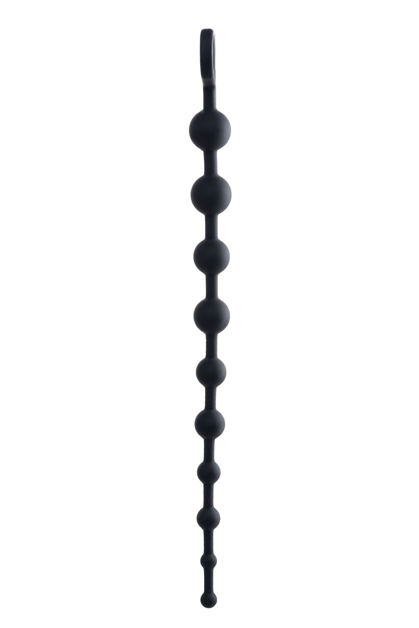 анальные бусы toyfa popo pleasure cephei, водонепроницаемые, силикон, черные, 33,5 см, ø 2,4 см в Сочи