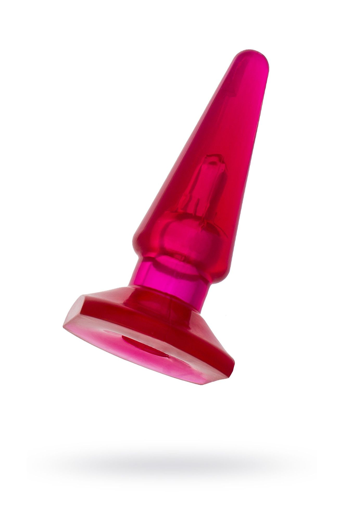 анальная втулка toyfa basic, pvc, розовый, 9,5 см в Сочи