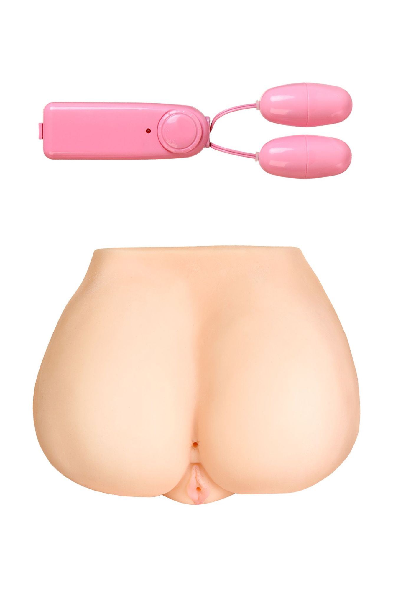 мастурбатор реалистичный toyfa juicy pussy monique, с вибрацией, вагина и анус,tpr, телесный, 17 см в Сочи