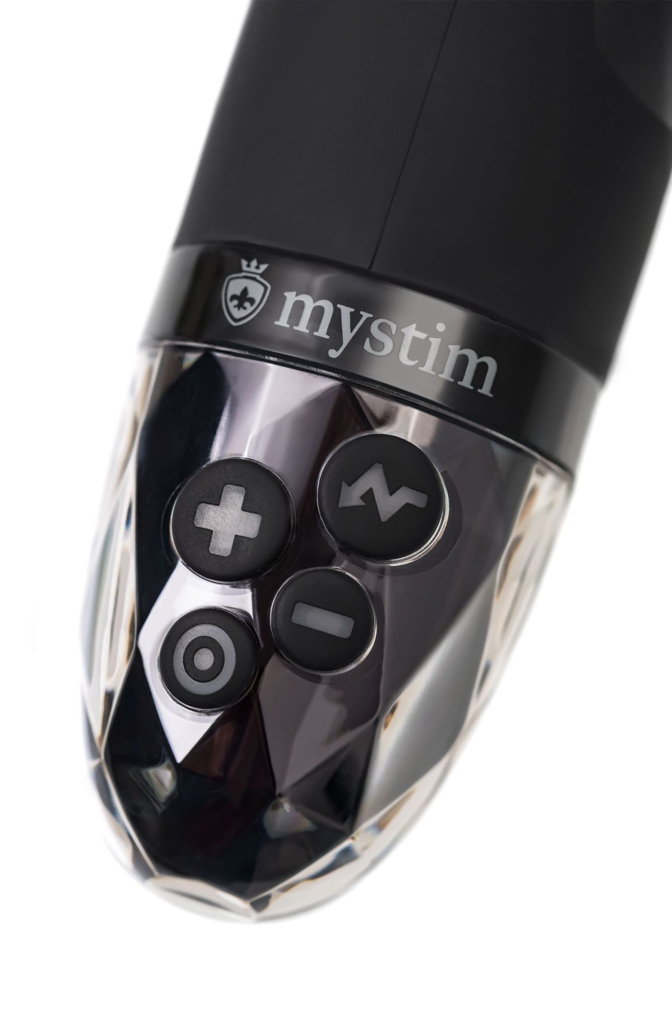 вибратор mystim right on ron с электростимуляцией,силикон, черный, 16,5 см в Сочи