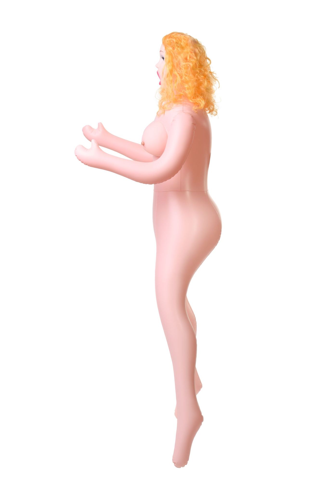 кукла надувная dolls-x by toyfa celine с реалистичной головой, блондинка, с тремя отверстиями в Сочи