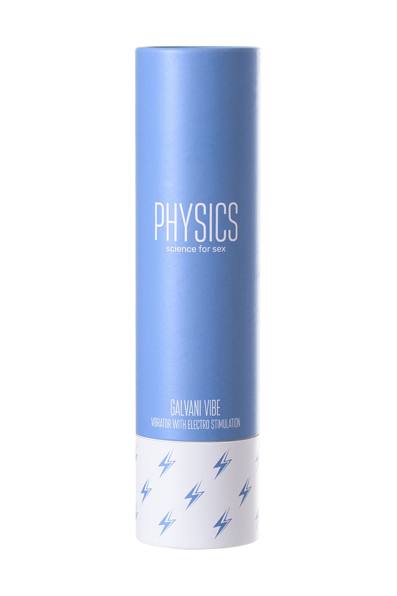 вибратор с электростимуляцией physics galvani vibe, силикон, голубой, 21 см в Сочи