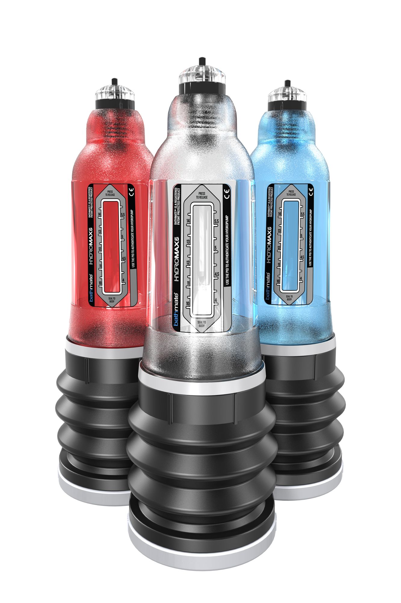 помпа для пениса bathmate hydromax5, abs пластик, голубая, 26 см (аналог hydromax x20) в Сочи