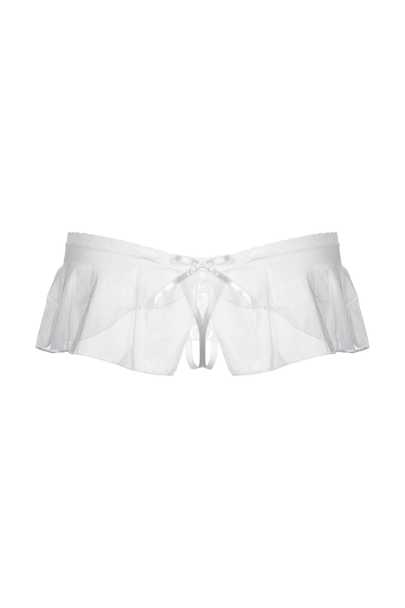 Эротическое стринги с юбочкой softline collection, белый, m/l в Сочи