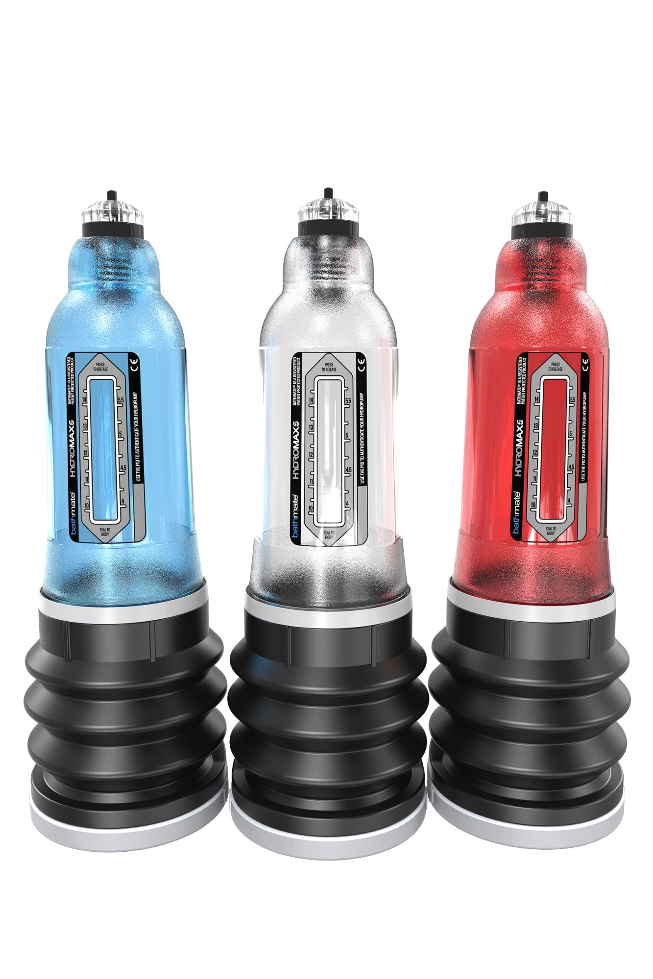 помпа для пениса bathmate hydromax5, abs пластик, голубая, 26 см (аналог hydromax x20) в Сочи