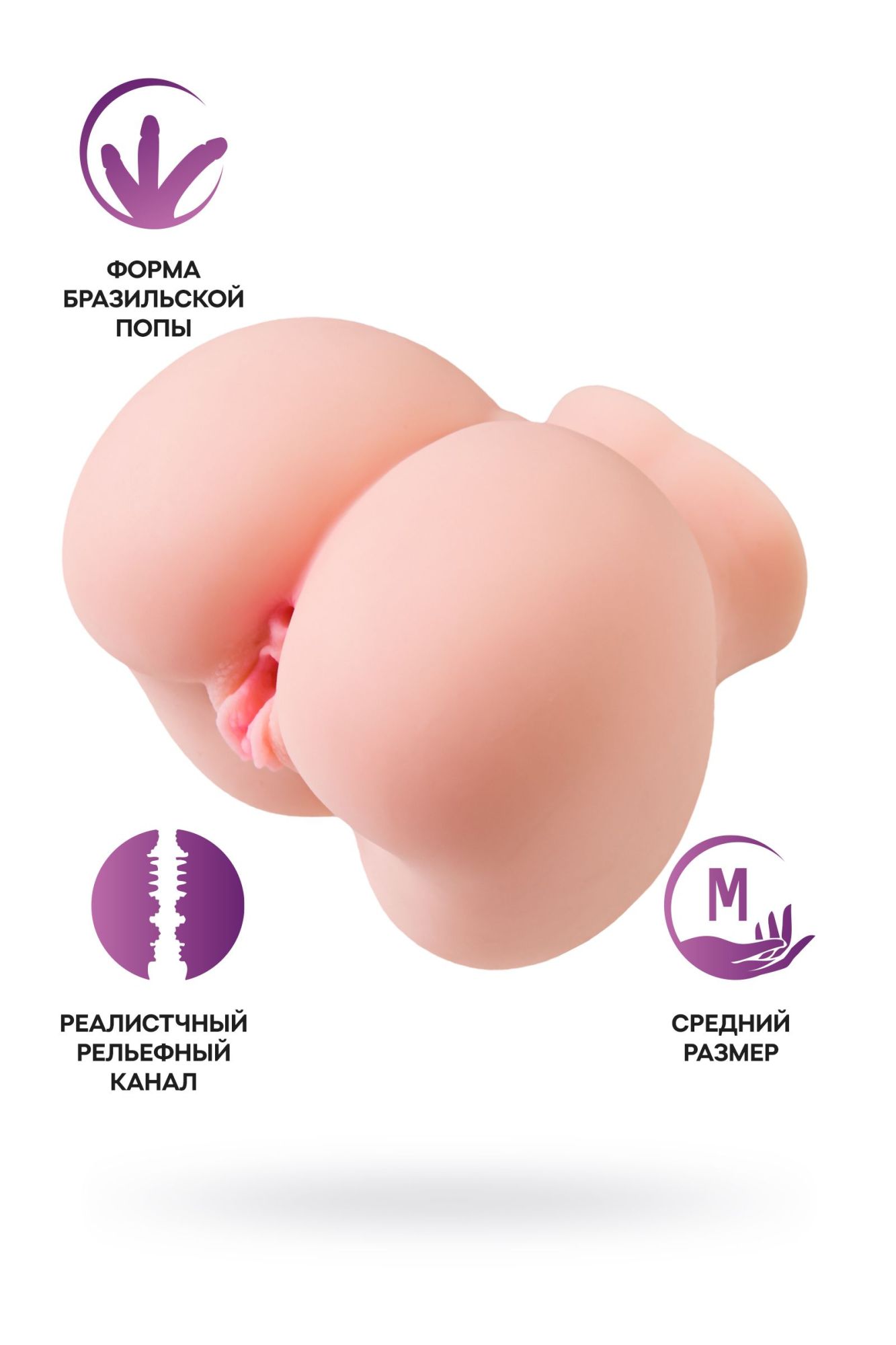 мастурбатор реалистичный juicy pussy giovanna, tpe, телесный, 20 см в Сочи