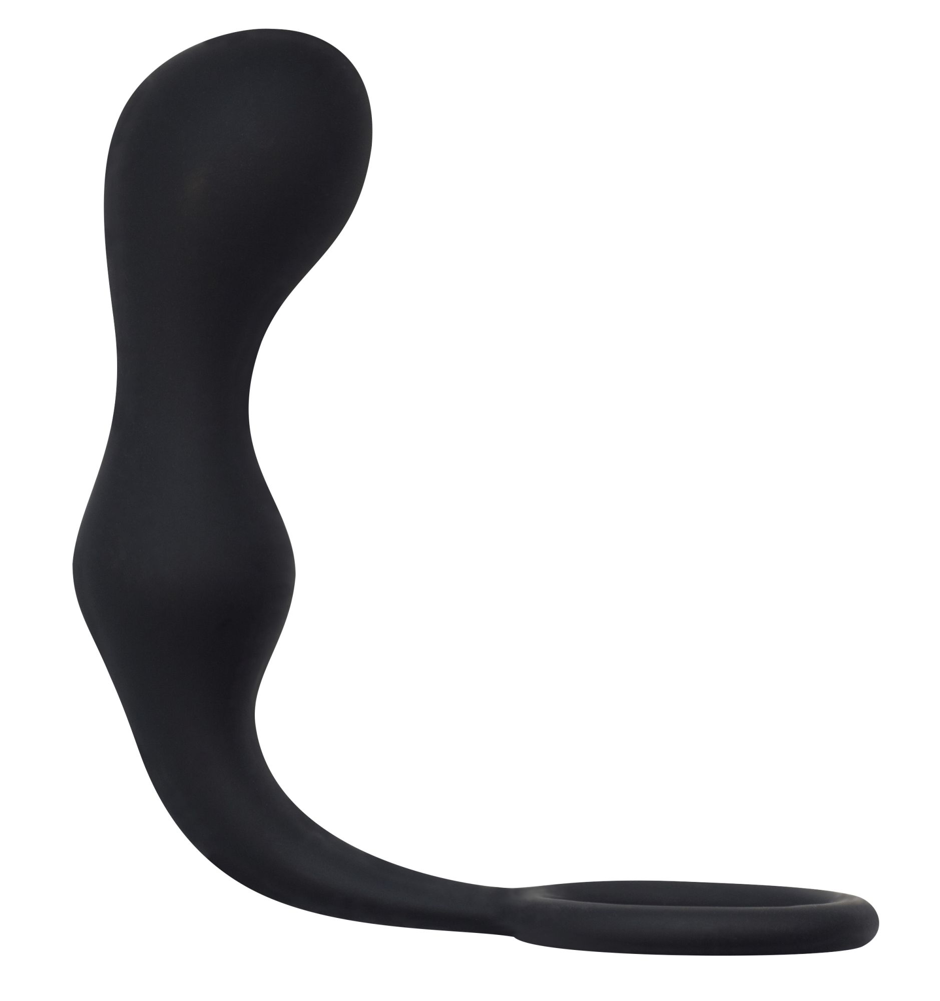 эрекционное кольцо с анальной пробкой double pleasure anal plug black 4217-01lola в Сочи